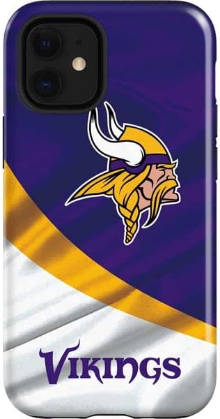 Skinit Impact Phone Case Compatible with iPhone 12 Mini - Officially Licensed NFL Minnesota Vikings Team Motto Design
