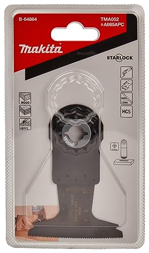 Makita B-64864 Multi-Tool Starlock Plunge Cut Saw Blade Tma052 HCS, Black - Image 4