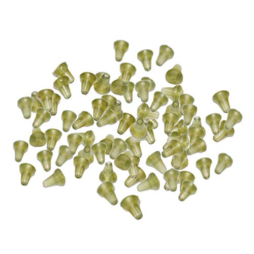 Perfeclan Bouchon de Crochet 100 Pièces, Bouchon de Perles de Bobber en Caoutchouc de, Bouchon de Crochet de Carpe, Support de Crochets