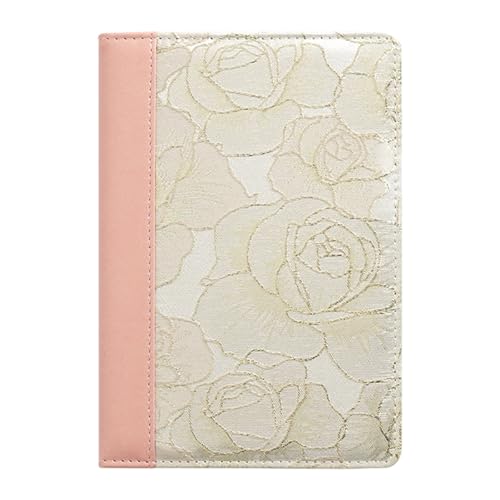 Handmade Retro Design Fabric Journal a 5 Size Notebook with Thread Sewn Binding Friendly Paper for Daily Planning Note PU Cover 