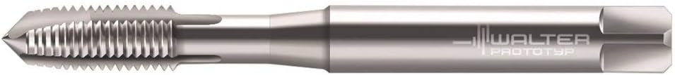 Walter Tools P223009-EGUNC6 Prototex HSS Machine Tap, Uncoated, 6 mm Shank Diameter, 13 mm Cutting Length, 70 mm Overall Length, EG No.6-32 Cutting Diameter