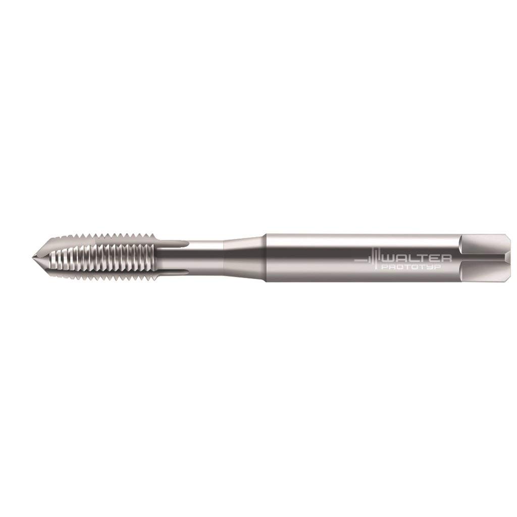 Walter Tools P223009-EGUNC6 Prototex HSS Machine Tap, Uncoated, 6 mm Shank Diameter, 13 mm Cutting Length, 70 mm Overall Length, EG No.6-32 Cutting Diameter