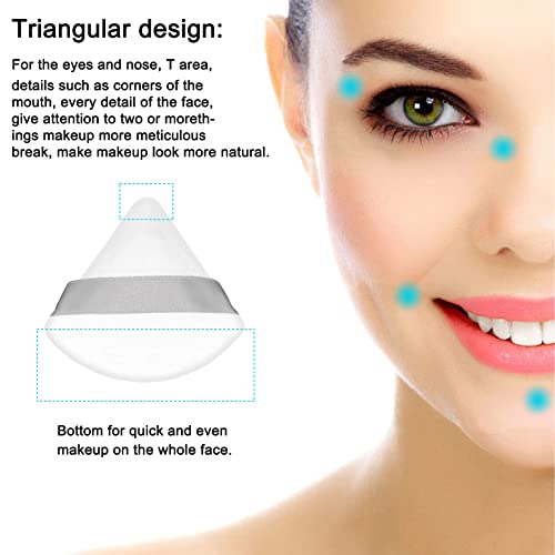 image for Scartink 12 Pieces Cosmetic Powder Puff,2.76 inch Portable Soft Sponge