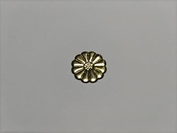 特別価格！【菊紋金具】4分ｘ220枚 （12ｍｍ）神殿、神輿、真鍮金具です。 【菊紋金具】4分 x 10枚 神殿、祭り、神輿、仏壇、真鍮金具