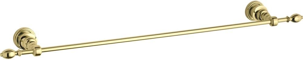 KOHLER K-6826-BN IV Georges Brass 24-Inch Towel Bar, Vibrant Brushed Nickel