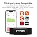 CYCPLUS Heart Rate Monitor Chest Strap H2Pro, Bluetooth ANT+ Heart Rate Monitor Chest Sensor with 500h Battery, IPX7 Waterproof and Dustproof, HRM Works with Strava/Cycplus Fit App