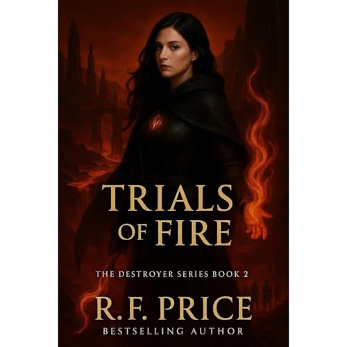Trails of Fire: A Dark Academy Reverse Harem Audiolibro Por R.F. Price arte de portada