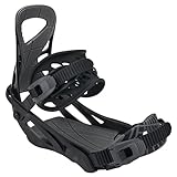 5th Element Covert 2 Adult Snowboard Bindings for Men-Designed for Performance, New and Replacement Snowboards. Universal Binding Disc, for Freestyle (Black/Gray, M/L (7-10))