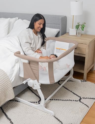 image for Baby Delight Beside Me Dreamer Bassinet | Bedside Sleeper & Baby Bassi