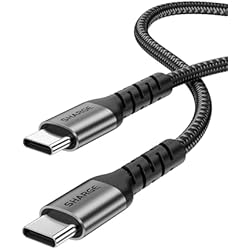 Sharge 240W USB-C Fast Charging Cable, 4.9ft Braided, PD3.1, Ultra-Durable for Laptops, Smartphones, Tablets, Steam Deck, Switch & More
