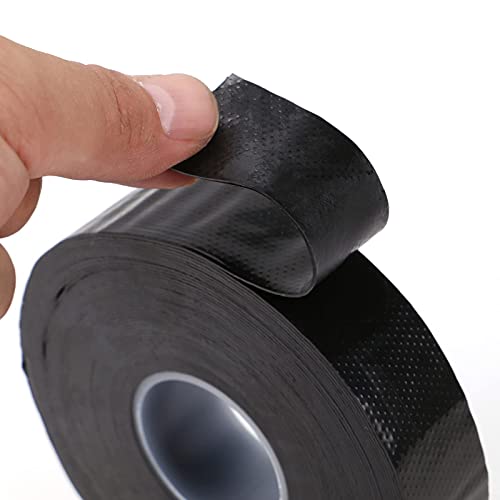 Image of 25mm X 5m Black Electrical Insulation Tape Self-Amalgamating Repair Tape Waterproof Sealing Tape for Pipe Hose Emergency Pipe Leaks Sealing Repair Strong Flex Tape