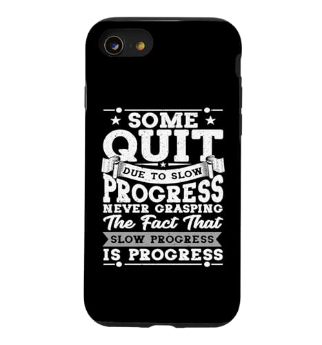 OT PT Slow Progress is Still Progress ���w�Ö@�m �X�}�z�P�[�X iPhone SE (2020) / 7 / 8 �p