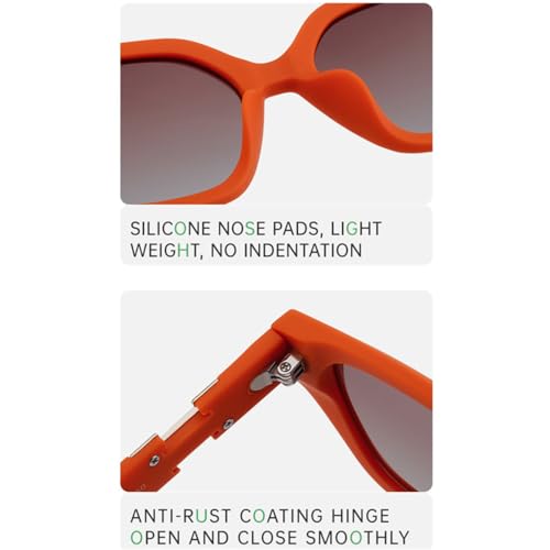 Lunettes de soleil oeil de chat unisexes marron taille unique pour voyage - 3