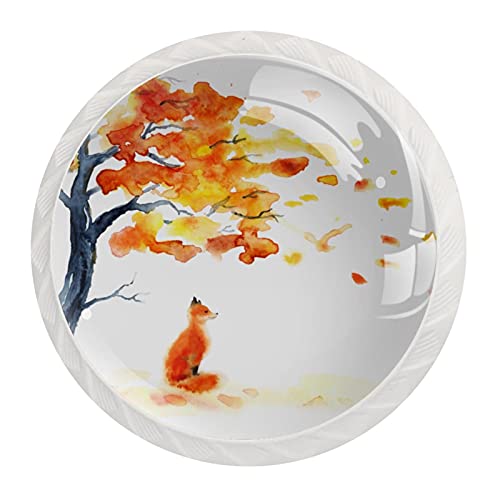 Boutons de placard en verre cristal avec vis de fixation - 3