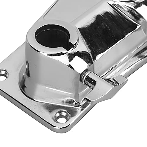 Soporte para Batería de Doble Agujero, Abrazadera de Unión de Aleación de Zinc, Soporte de Extensión para Batería con Perillas de Ajuste, Soporte Cromado para Accesorios de Kit de Batería, Estable y Duradero miniatura 2