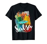 Cuba Salsa Oldtimer T-Shirt ist ideal zum Tragen zur Salsa Parties, zu Salsakonzerten, Salsa Tanzkursen, Salsa Workshops und als Geschenk für Freunde oder Familienmitglieder die Salsa Tänze lieben. Tanzkleidung für jede Salsera und Salsero.