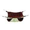 Pet Cage Hammock, Winter Warm Dual Layer Pet Hanging Bed for Small Animals Hamster Guinea Pig Chinchilla Kitten Squirrel Parrot (20 * 20cm) #3
