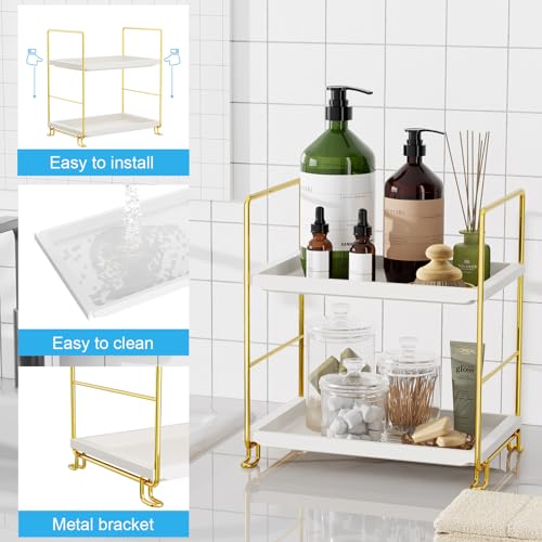 Fsyueyun 2-Tier Bathroom Countertop Organizer thumb #2