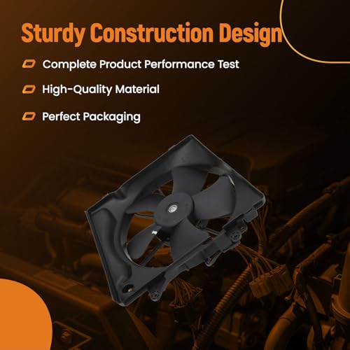 Image of maXpeedingrods 620-283 Engine Radiator Cooling Fan Assembly for Honda HR-V 2016 2017 2018, HO3113139 1901551BH01 601540