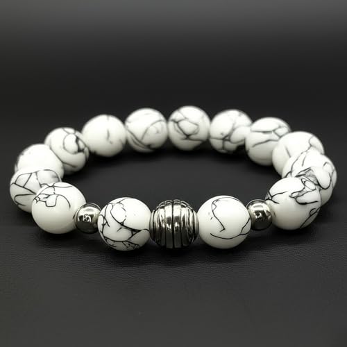 Image of THE MEN THING Natural Stone Bracelets - Adjustable Beaded Wristwear for Men & Boys (Multi-Design Collection)