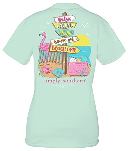 Simply Southern Ss Beach Sign Tee Breeze #TOP2