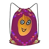 Polyvalent : ce sac à dos à cordon imprimé smiley mango est disponible en deux tailles S, ce qui en fait un choix idéal pour les entraînements quotidiens et les sorties, s'adapte facilement à différents styles de tenues.