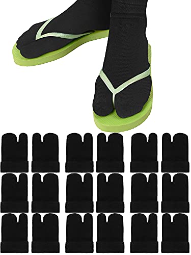 9 Pairs Flip Flop Socks Tabi Split Toe Socks for Men Women Supply