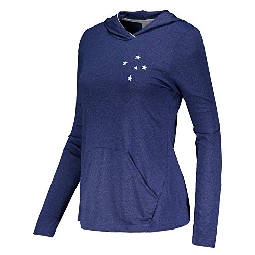 Blusa Cruzeiro Velve Manga Longa Feminina