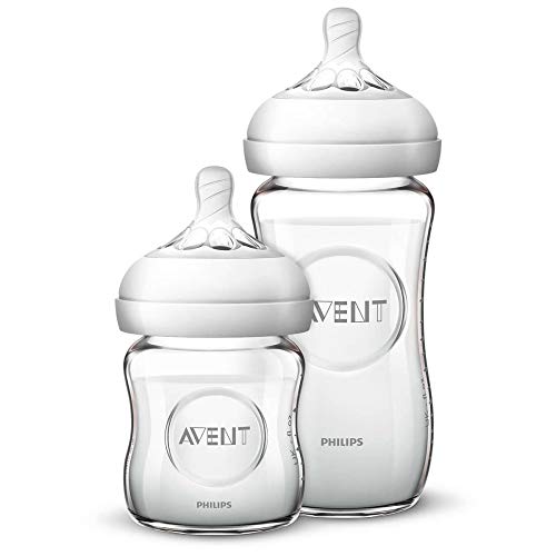 Avent Natural Kit Biberon Verre 240 ml + Biberon Verre 120 ml 0 Mois et + Cover
