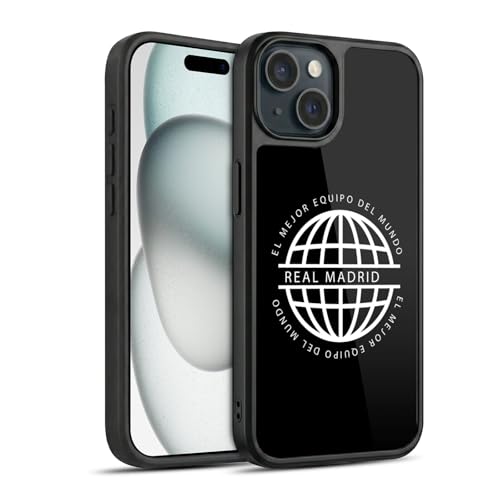 Coque Real Madrid CF officielle pour iPhone 15 finition blanche