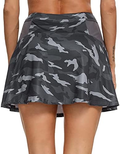 iClosam Women's Athletic Active Skort Skirt Sports Performance Skort Built-in Shorts Lightweight Skirt for Golf Tennis Running Workout