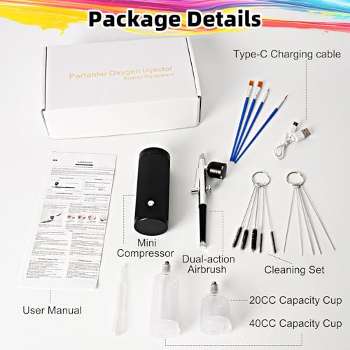 Aérographe kit complet portable pour ongles et maquillage de précision - 7