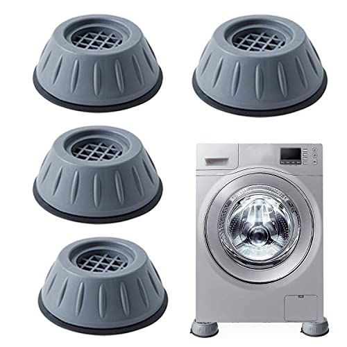 Image of LEOPAX Anti Vibration Washing Machine Shock and Noise Cancelling Washer Dryer Anti Slip Rubber Support Pads for All Machines - 4 Pads