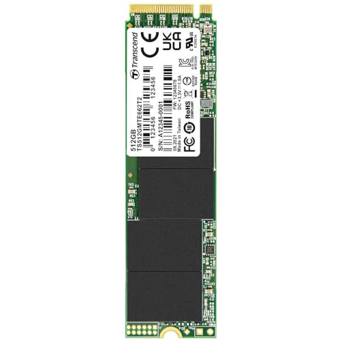 Transcend MTE662T2 128GB Interne M.2 SATA SSD 2280 PCIe NVMe 3.0 x4 Industrial TS128GMTE662T2