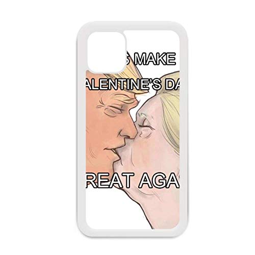 Coque iPhone 12 Pro Max Blanc America President Spoof rigide