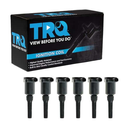 TRQ Ignition Coil Set 6 Piece Compatible with 1995-1997 Jaguar Vanden Plas XJ6 XJR 95-96 XJS