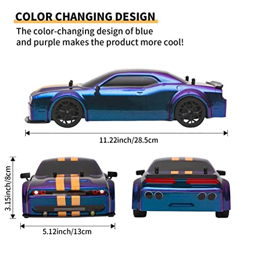 Ibliver Rc Drift Car, 1:14 Remote Control Car 4Wd Drift Rc Cars Vehicle 28Km/H High Speed Racing Rc Drifting Car Gifts Toy For Boys Kids #TOP2
