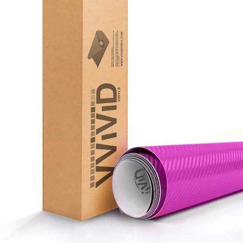 Vinyle fibre de carbone rose thermoformable technologie de libération d'air