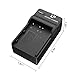 EN-EL3e LP Battery Charger for Nikon EN-EL3e, EL3, EL3a, Compatible with Nikon D50, D70, D70s, D80, D90, D100, D200, D300, D300s, D700 Digital SLR Cameras, Replacement for MH-18, MH-18a, MH-19 Charger