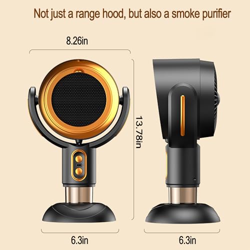 Ventilador de escape compacto PuffHide, purificador para fumar en interiores con filtro lavable 3