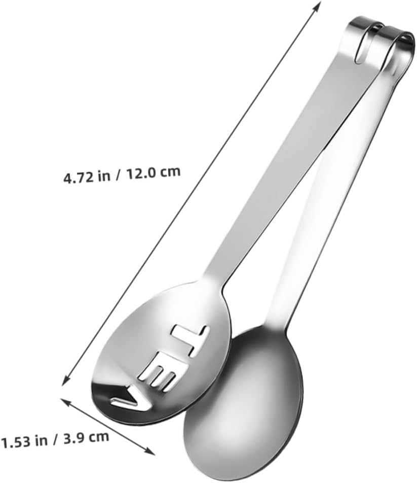 Stainless Steel Tea Bag Squeezer Tongs 8pcs for Sugar Ice Cubes