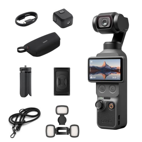 Image of DJI Osmo Pocket 4 Fill Light Combo, Pocket Gimbal Vlog Camera