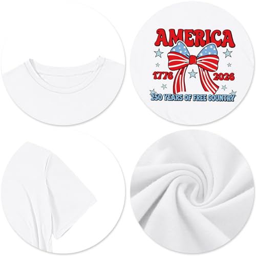 Image of CAZYCHILD Kids 250 Anniversary USA Shirts 250 Year American Flag Tshirt Boys and Girls Happy 250th Tee 4th of July Tops