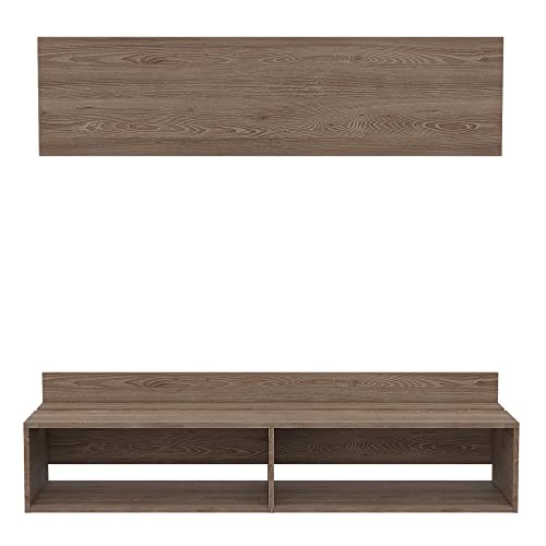 La Mejor Selección de Panel de Tv - los más vendidos. 44 Decohome Excelsior Panel de TV Ravena armable, Color Miel, Dimensiones 137.7 Largo X 33.6 Ancho X 134.6 Alto cm, Estilo contemporáneo, con Espacio Ideal para una televisión de 60...