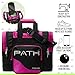 Pyramid Path Pro Deluxe Single Tote - Black/Hot Pink