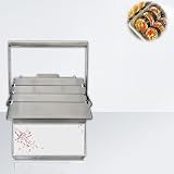 Elige entre dos modelos prácticos: nuestra máquina manual para enrollar sushi viene en dos modelos distintos: redonda para rollos de sushi tradicionales y cuadrada para formas únicas. Selecciona el modelo que mejor se adapte a tus necesidades y preferencias. Esta versatilidad hace que hacer sushi sea accesible y divertido, asegurando que incluso los principiantes puedan dominar el arte de la preparación de sushi con facilidad, elevando tu experiencia de sushi a nuevas alturas.