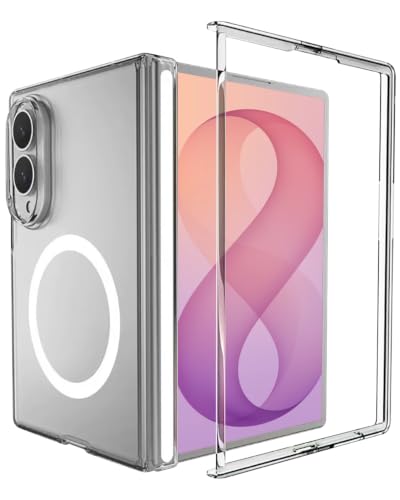 Miimall Coque Transparente pour Samsung Galaxy Z Fold 8 2026, Clair