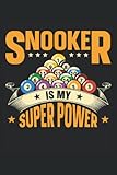  Piscina portátil Billar Billar Snooker: 120 páginas alineadas: cuaderno, diario, cuaderno de bocetos, para hacer la lista, organizar y registrar la planificación.