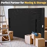 Mattress Bags for Moving and Storage, BETU Waterproof Mattress Protector Full XL Mattress Cover with 8 Heavy Duty Handles and Zipper Extra Thick Moving Supplies for Bed Reusable (82x57x13.5 Black) - Image 7