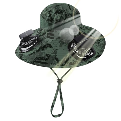 Chapeau avec ventilateur solaire idéal pour le jardinage la plage et le golf